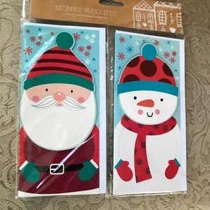 NWOT Set of 2 Believe Money Wallets Santa …
